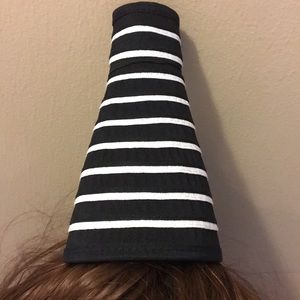 New Cool Paper Black & White Foldable Sun Visor